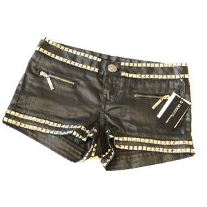 Guess | Silicone Rinse | Blk studded shorts | sz25